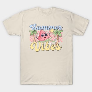 Summer Vibes Cute Watermelon T-Shirt